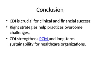 Cdi Paragraph Example What is Clinical Documentation Integrity (CDI)? | PPTX