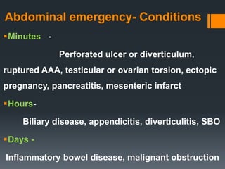 Clinical emergencies medical surgical nursing 25-4-2014 | PPTX
