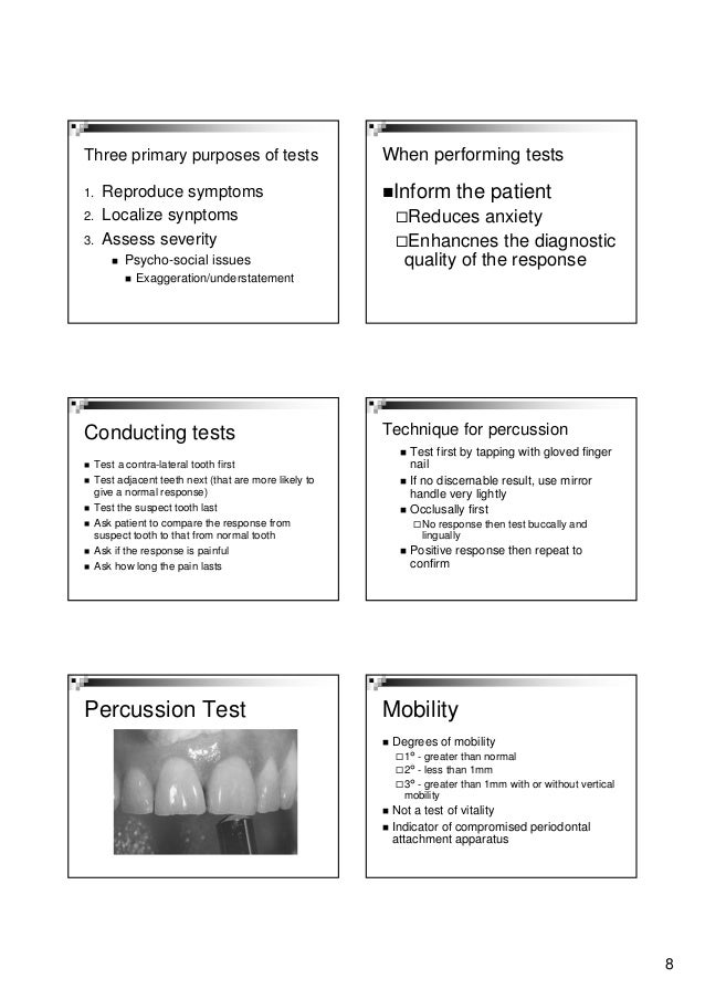 Clinical endodontic diagnosis 2009