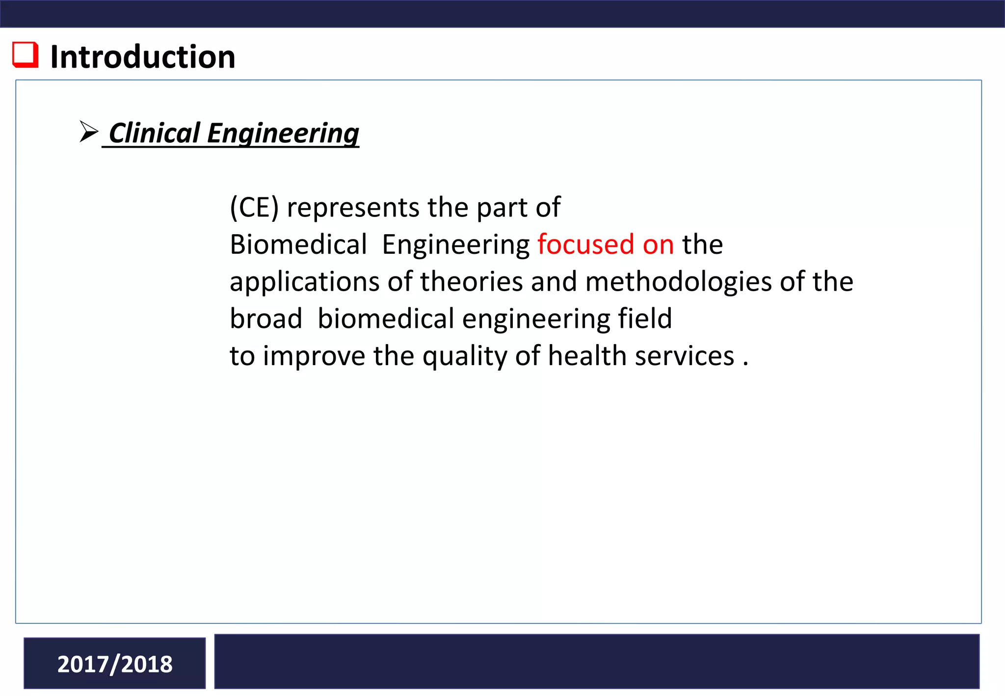 Clinical engineering | PPTX