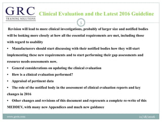 Clinical evaluation and the latest 2016 guideline | PPT