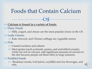 Clinical evaluation calcium