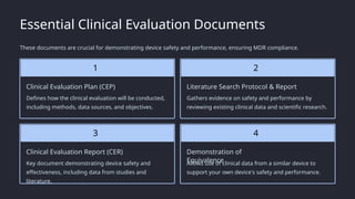 Clinical Evaluation for Medical Devices & IVDs MDR | PPTX