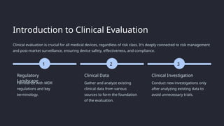 Clinical Evaluation for Medical Devices and IVDS | PPTX