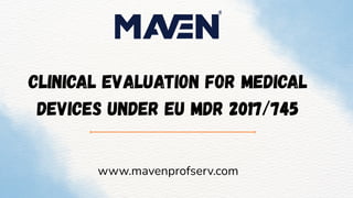 Clinical Evaluation for Medical Devices Under EU MDR 2017745.pdf