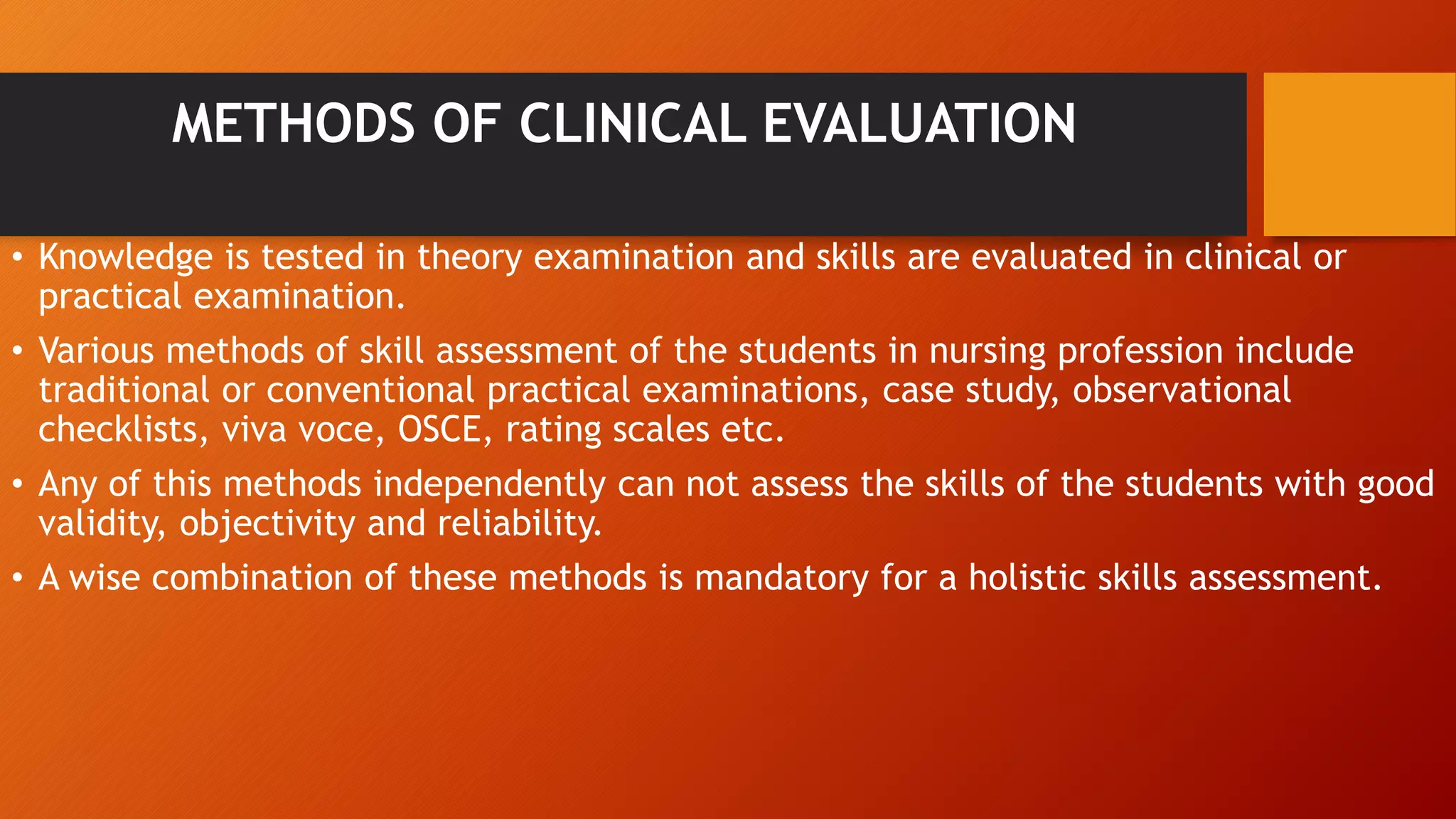 clinical-evaluation-methods-by-tanoj-patidar-msc-nursing-msn-pptx