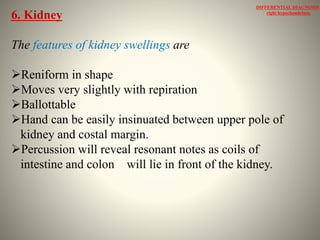 Clinical examination of abdominal lump | PPTX