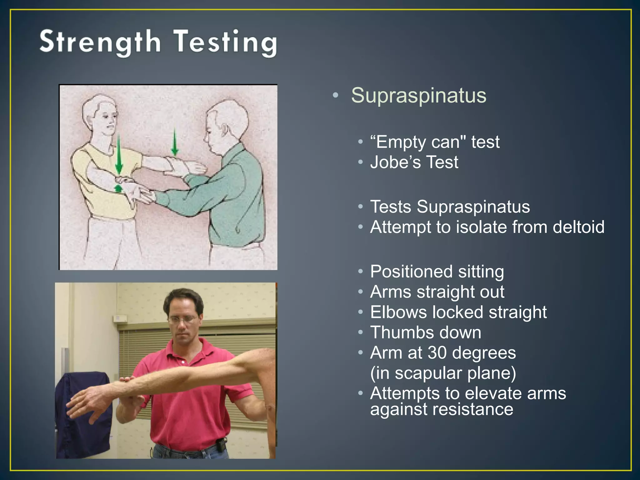 Clinical Examination Of Shoulder PPT