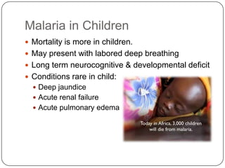 Malaria Clinical Features | PPTX