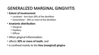 Comprehensive Clinical Features and Diagnosis of Gingivitis | PPTX
