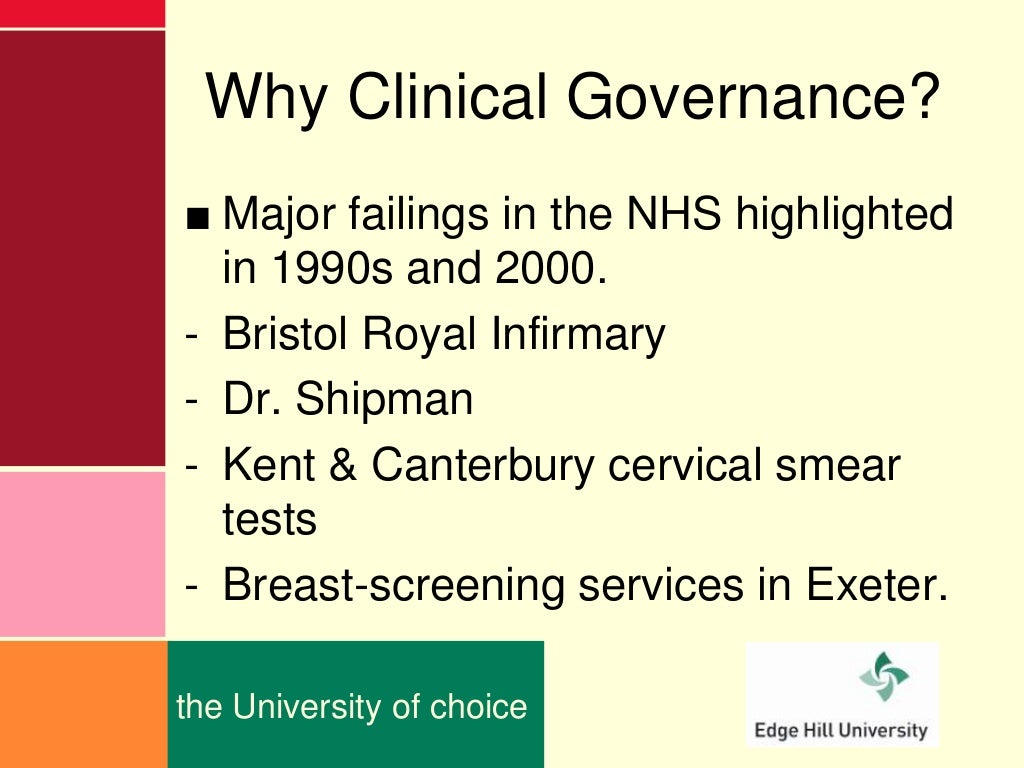 Clinical Governance