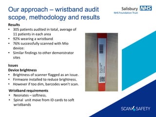 Mio Scanner Scan4Safety - Positive Patient ID | PPTX