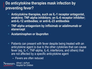 Clinical guidelines Fever in the Picu | PPTX