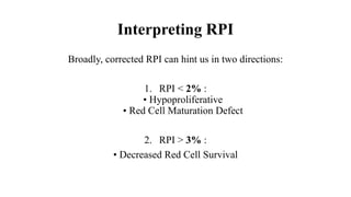 Reciprocation Rpi Clinical Haematology : Basic Guide | PPTX