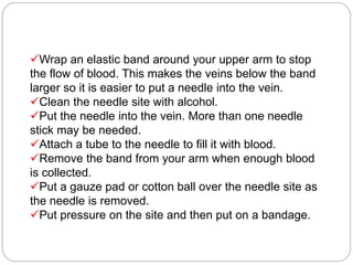 Clinical immunology lab and phlebotomy | PPTX