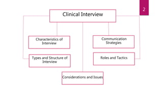 Clinical interviewing | PPTX