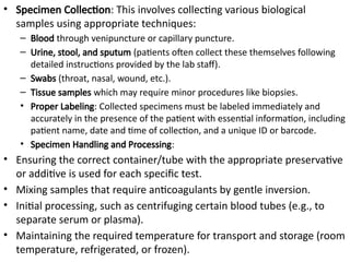 Clinical Laboratory Management (Practical) part 1 | PPTX