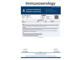 Immunoserology
 
