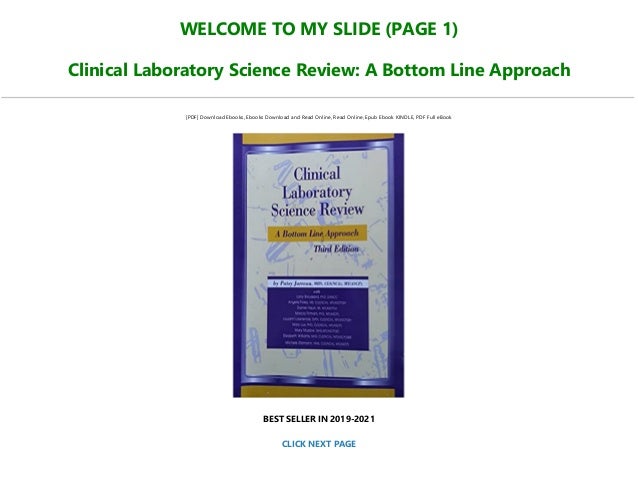 Read Book Pdf Clinical Laboratory Science Review A Bottom Line Read Book Pdf Clinical Laboratory Science Review A Bottom Line