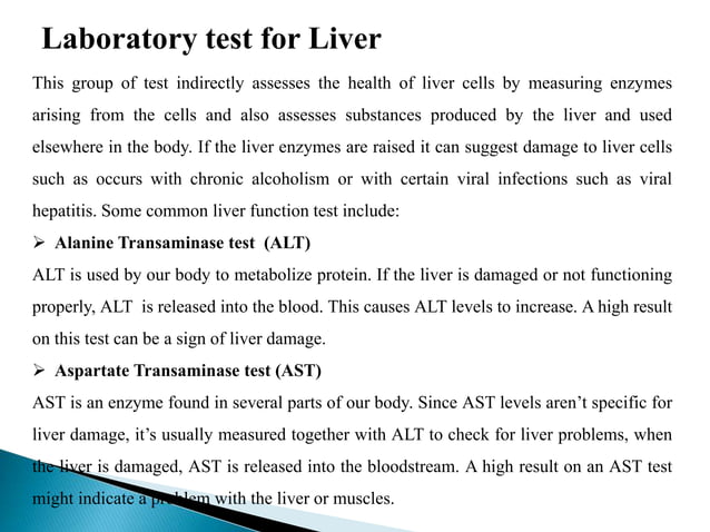 Clinical Laboratory Test Interpretation