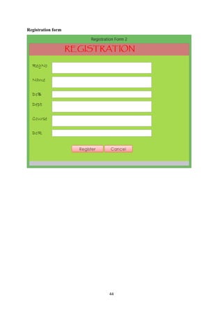 44
Registration form
 