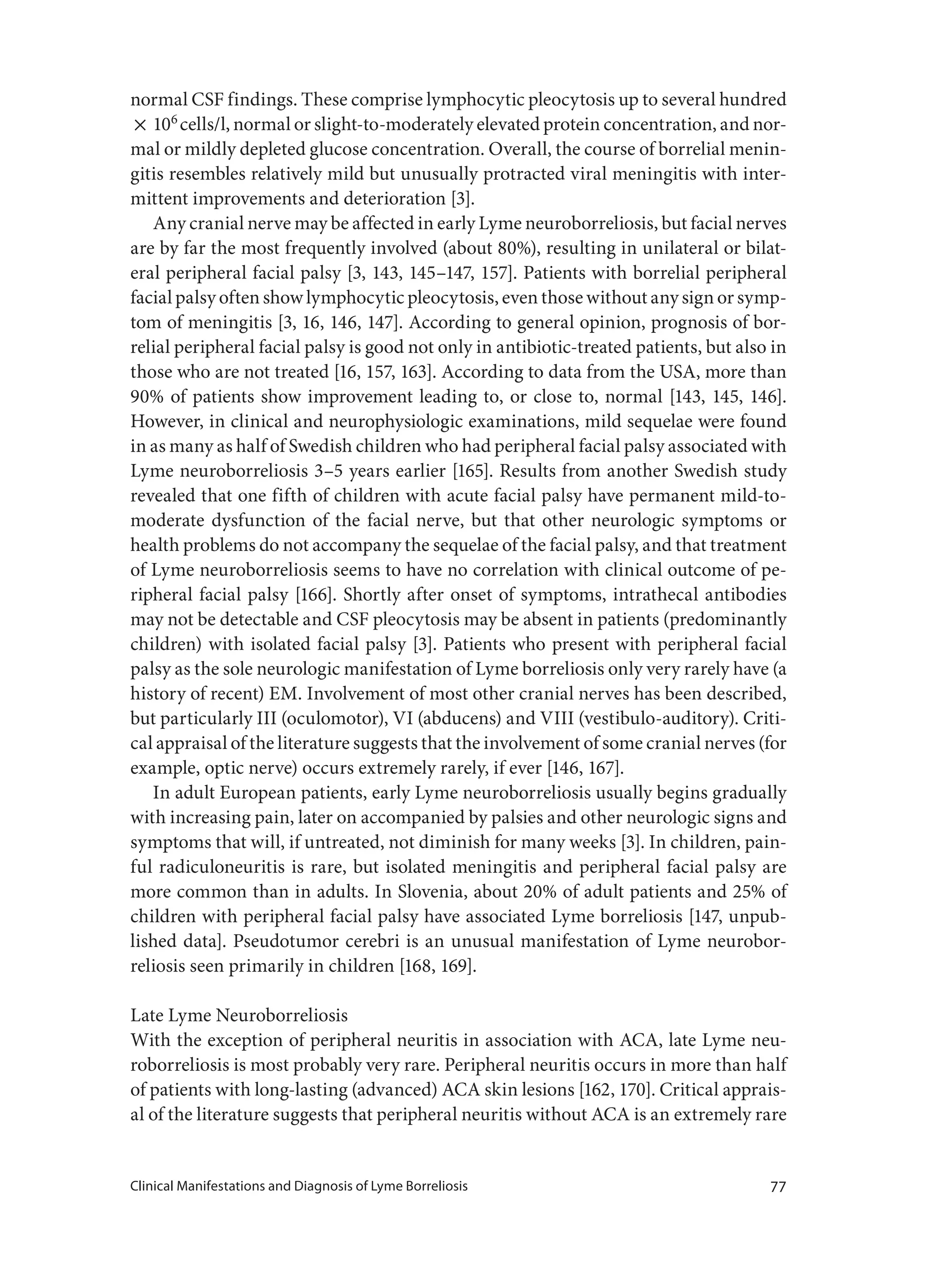 Clinical manifestations & diagnosis of lyme borreliosis | PDF