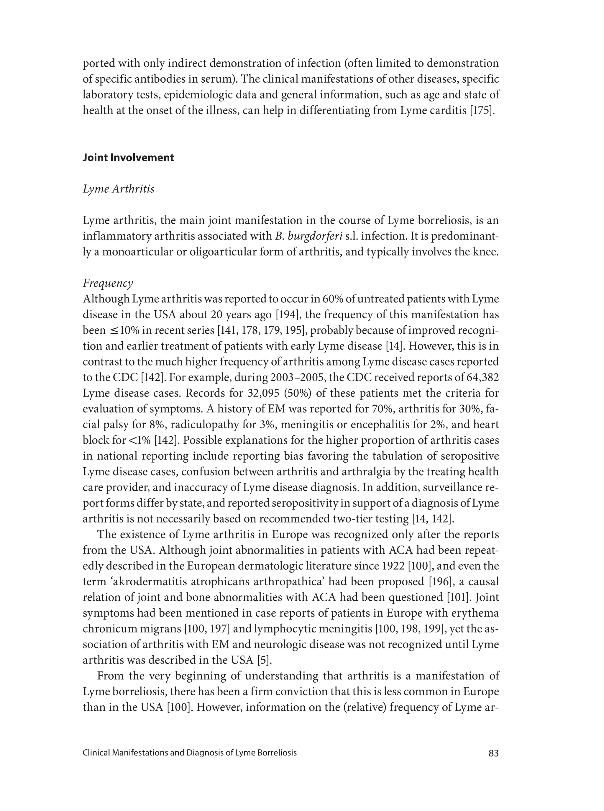 Clinical manifestations & diagnosis of lyme borreliosis | PDF
