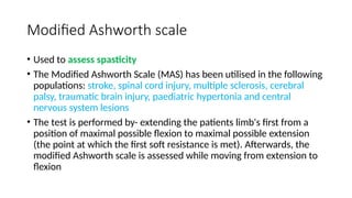 Clinical measurement scales in physical therapy | PPTX