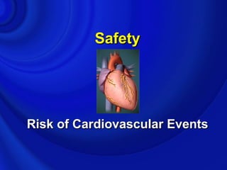 Safety




Risk of Cardiovascular Events
 