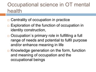 CLINICAL OCCUPATIONAL THERAPY 1 (PSYCHOSOCIAL) 2020_2021.pptx