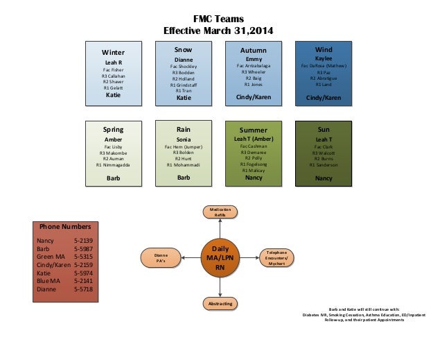 Clinic Organizational Chart