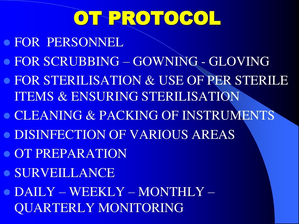 Clinical & ot protocols and governance to ensure quality in eye care