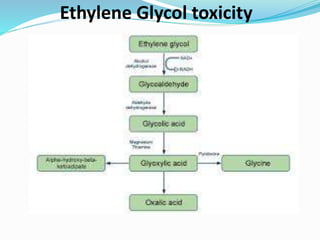 Ethylene Glycol toxicity
 