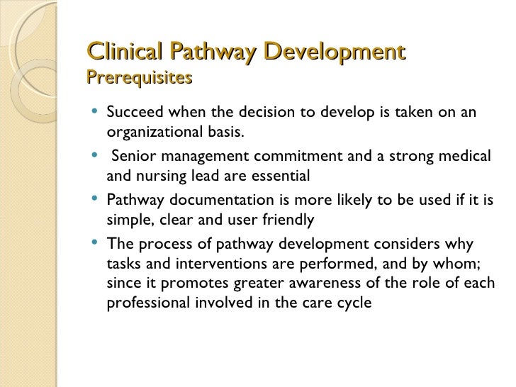 critical pathway template