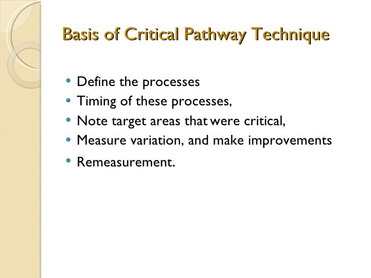 clinical pathway definition