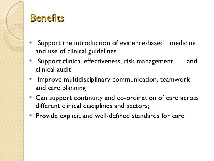clinical pathway definition