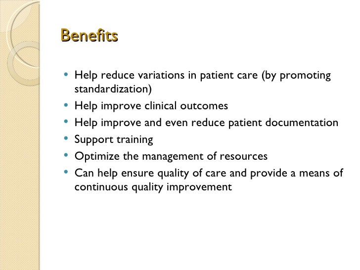 clinical pathway definition