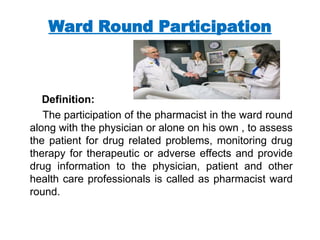 clinical pharmacist daily activities in hospital | PPT