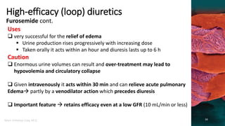 Clinical Pharmacology of Drugs Used to Affect Renal Function | PPTX