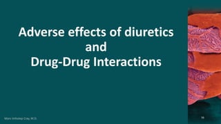 Clinical Pharmacology of Drugs Used to Affect Renal Function | PPTX