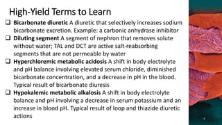 Clinical Pharmacology of Drugs Used to Affect Renal Function | PPTX