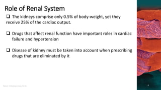 Clinical Pharmacology of Drugs Used to Affect Renal Function | PPTX