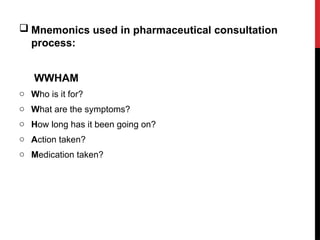 Wwham Checklist Clinical Pharmacy.pptxttttttttttttttttt | PPTX