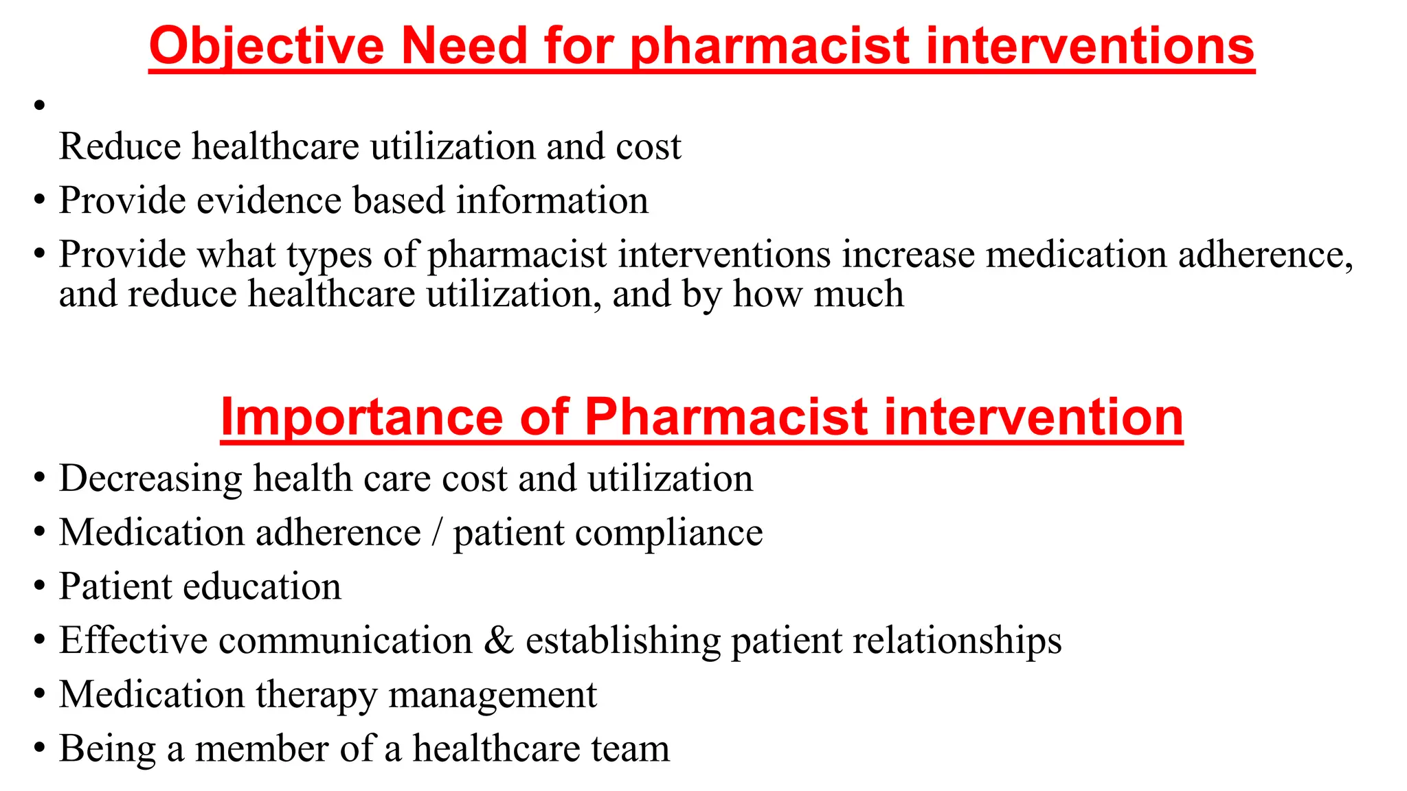 Clinical Pharmacy Introduction to Clinical Pharmacy, Concept of ...