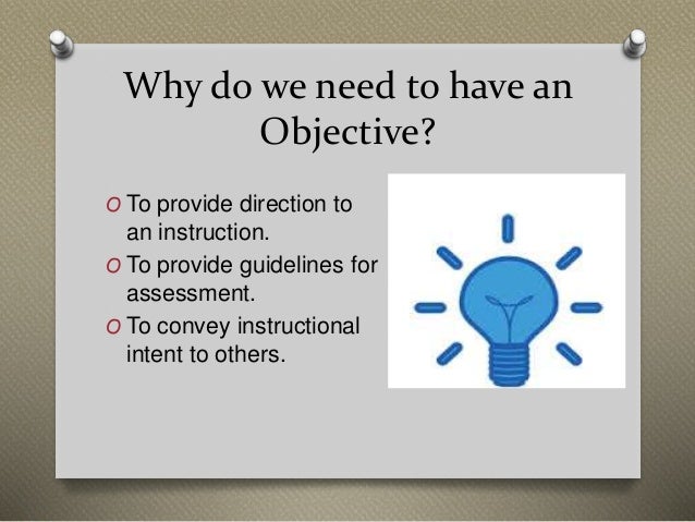 clinical practice objectives do i need an objective