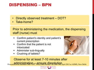 Clinical practice guidelines for buprenorphine and methadone based ost ...