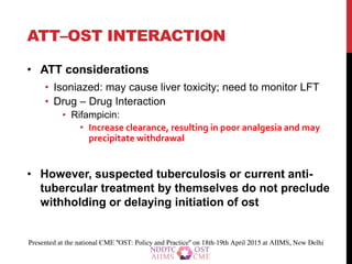 Clinical practice guidelines for buprenorphine and methadone based ost ...