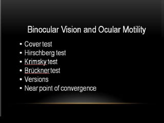 Clinical protocol for toddlers