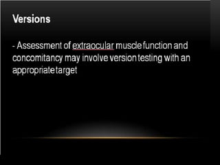 Clinical protocol for toddlers