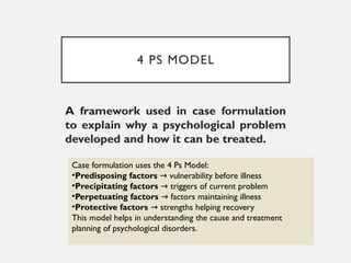 Comprehensive Guide to Psychological Case Formulation Using the 4 Ps ...